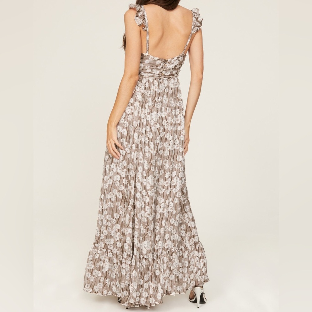 Floral Print Cut Out Maxi Dress Silvia Gown Sabina Musayev - Picture 5 of 13